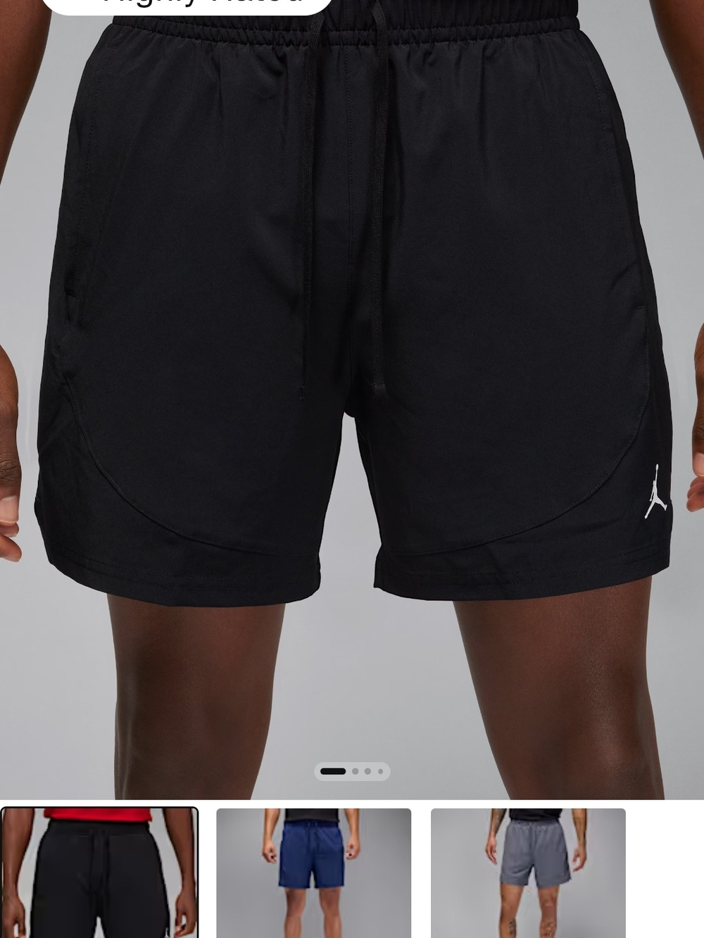 Jordan Men's Black Performance Shorts